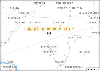 map of Voznesensk Nomer Tretiy