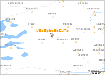 map of Voznesenskoye