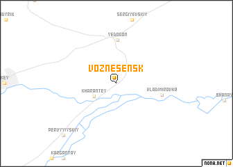 map of Voznesensk