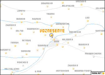 map of Voznesen\