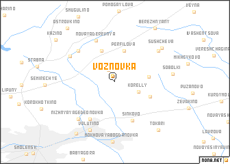 map of Voznovka