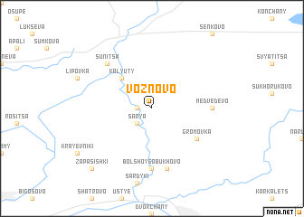 map of Voznovo