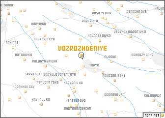 map of (( Vozrozhdeniye ))