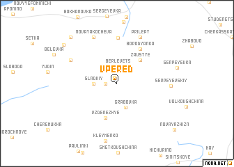 map of Vperëd