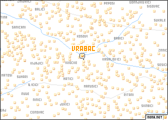 map of Vrabac