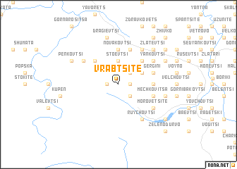 map of Vrabtsite