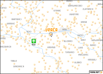 map of Vraca