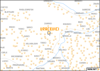 map of Vračevići