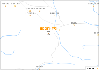 map of Vrachesh