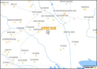 map of Vrachiá