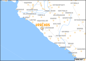 map of Vráchos