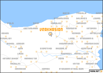 map of Vrakhásion