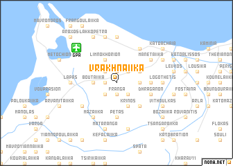 map of Vrakhnaíika