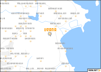 map of Vraná