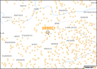 map of Vranci