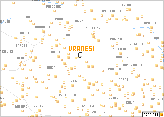 map of Vraneši