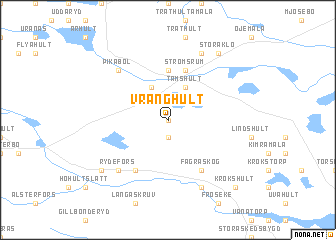 map of Vrånghult