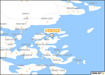 map of Vrångö