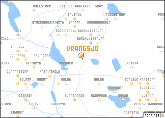map of Vrangsjö