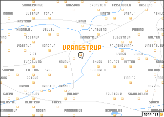 map of Vrangstrup