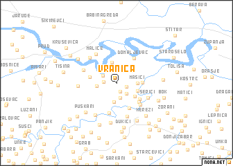 map of Vranica