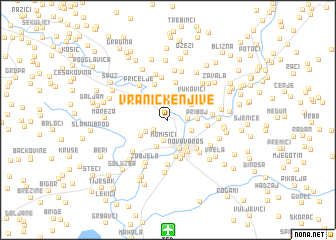 map of Vraničke Njive