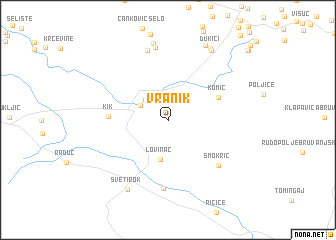 map of Vranik