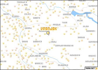 map of Vranjak