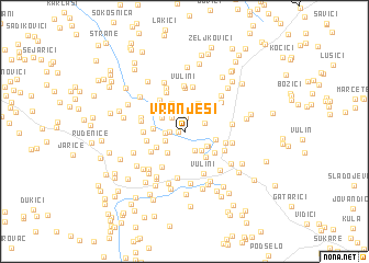 map of Vranješi