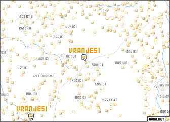 map of Vranješi