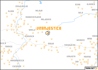 map of Vranještica