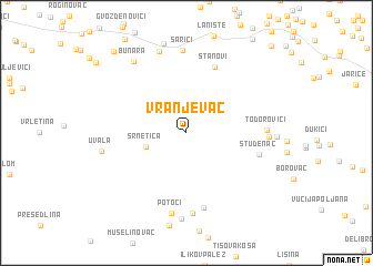 map of Vranjevac