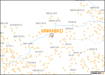 map of Vrankovci