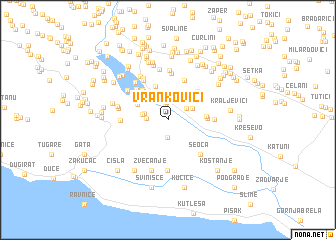 map of Vrankovići