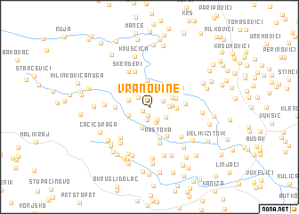 map of Vranovine