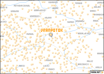 map of Vranpotok