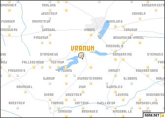 map of Vranum