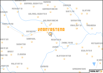 map of Vranya Stena