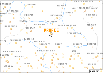 map of Vrapce