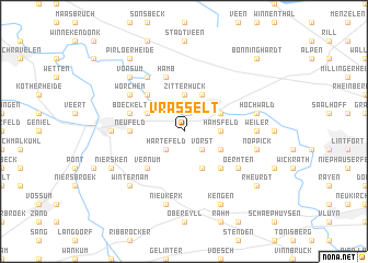 map of Vrasselt