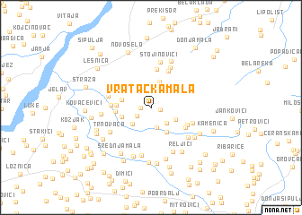 map of Vratačka Mala