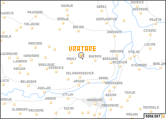 map of Vratare