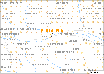 map of Vratja Vas