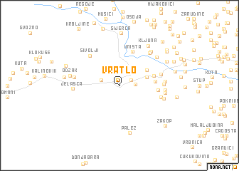 map of Vratlo