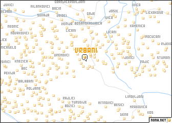 map of Vrbani