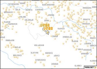 map of Vrba