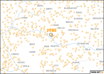 map of Vrbe