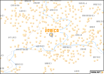 map of Vrbica