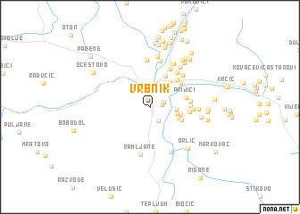 map of Vrbnik