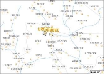 map of Vrboec